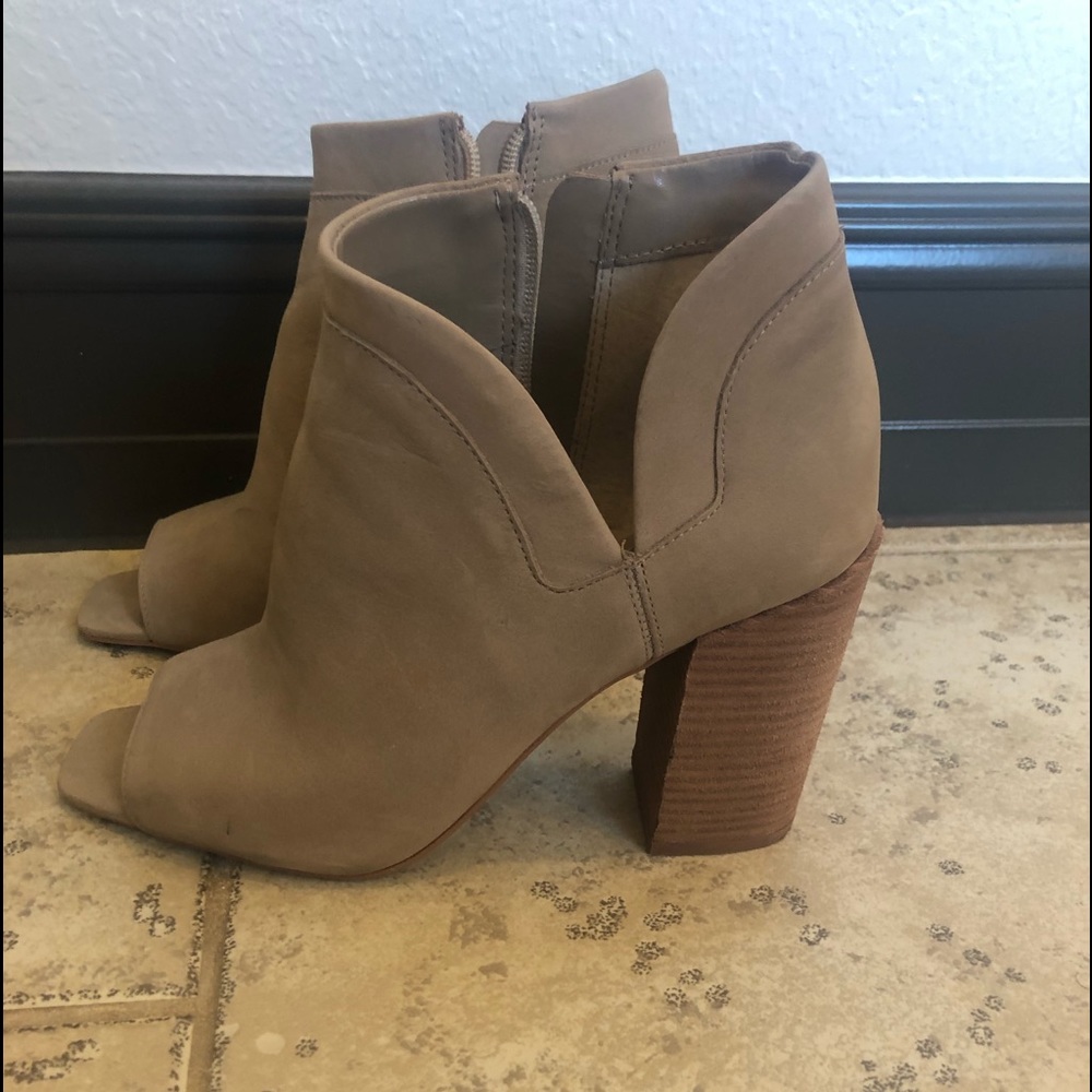 Open Toe Booties - Picture 2 of 7